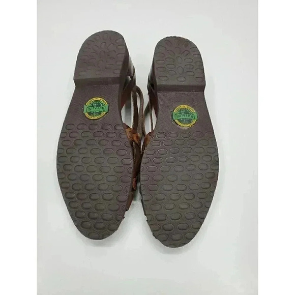 Vintage World Class Buffalind Leather Strappy Sandals Women's Size 10 Y2K - Picture 8 of 9